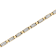 14K Yellow Gold 2.50ctw Princess-Cut Diamond Link Tennis Bracelet