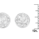 14K White Gold 1/3ctw Round Cut Diamond Earrings