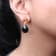 18K Two-tone Round Citrine and Pear Onyx Gemstone with Diamond Accent
Teardrop Dangle Earrings