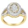 10kt Yellow Gold Diamond Cocktail Ring (1 cttw, H-I Color, SI2-I1 Clarity)