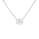 0.50ctw Oval Lab Grown Diamond Solitaire 14K White Gold Pendant with Chain