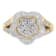 10KT Yellow Gold Round and Baguette Cut Diamond Ballerina Ring (1 cttw,
I-J Color, SI1-SI2 Clarity)