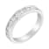 18K White Gold IGI Certified 1.0ctw Diamond Channel-Set Half-Eternity
Band(E-F Color, I1-I2 Clarity)