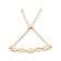 Diamond Infinity 14K Yellow Gold Over Sterling Silver Bolo Bracelet