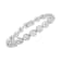 Sterling Silver 1/2ct TDW Diamond Tennis Link Bracelet (I-J,I3) - 7"