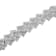 Sterling Silver 1.0ctw Diamond "Arrow" Shape Tennis Link Bracelet