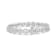 0.50ctw Diamond Miracle-Set Open Wheel Sterling Silver Tennis Bracelet