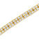 14K Yellow Gold Over Sterling Silver 3.0ctw Diamond Link Bracelet