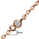 18K Rose Gold 1/2 Cttw Diamond and Freshwater Pearl Double Strand
Station Necklace