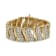 14K Yellow Gold 15.0 Cttw Diamond Chevron Wave 7.25" Inch Link
Bracelet (J-K Color, I1-I2 Clarity)