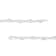 Sterling Silver Prong Set Diamond Accent Curved Spiral Link Bracelet