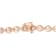 10K Rose Gold Over Sterling Silver 1/4ctw Diamond Miracle-Set Teardrop
Shaped 7” Link Bracelet