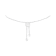 Sterling Silver .10ctw Diamond Woven Heart Bolo Bracelet