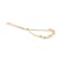 14K Yellow Gold Over Sterling Silver Channel Set Diamond Accent Twist
Bolo Bracelet