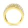 3.00ctw Diamond Multi-Row Bypass 10K Yellow Gold Ring