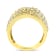 3.00ctw Diamond Multi-Row Bypass 10K Yellow Gold Ring