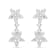 18k White Gold 6.0 Cttw Marquise Diamond Floral Dangle Drop Earrings
(E-F Color, VS1-VS2 Clarity)