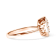10K Rose Gold 3/8ctw Round-Cut Diamond Pear Promise Ring (I-J Color,
I2-I3 Clarity)