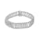 Sterling Silver 5.00ctw Round-Cut Diamond "S" Link Bracelet