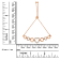 14K Rose Gold Plated Sterling Silver Diamond Accent Link Adjustable
6”-10” Bolo Bracelet (I-J, I3)