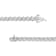 Rhodium Over Sterling Silver 1/4 Cttw Diamond "S" Tennis Bracelet