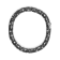 18K White Gold Black and White Diamonds Pave Link Bracelet