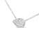 14K White Gold 1/4ctw Round Diamond Composite Teardrop Shape Necklace -
(G-H Color, SI2-I1 Clarity)
