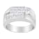 14K White Gold Diamond Cluster Ring (1 3/4 cttw, G-H Color, VS2-SI1 Clarity)