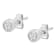 10K White Gold 1/5ctw Round Brilliant-Cut Near Colorless Diamond
Bezel-Set Stud Earrings