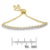 10K Yellow Gold Over Sterling Silver Miracle-Set Diamond Accent 6”-9”
Adjustable Beaded Bolo