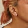 14K Yellow Gold 5/8 Cttw Princess Natural Brown Color Diamond Stud Earrings