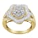 10KT Yellow Gold Round and Baguette Cut Diamond Ballerina Ring (1 cttw,
I-J Color, SI1-SI2 Clarity)