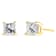 14K Yellow Gold 1.0ctw Princess-Cut Square Near Colorless Diamond
Classic Solitaire Stud Earrings