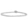 14K White Gold 2.0ctw Round Cut Diamond Tennis Bracelet