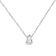 14K White Gold .50ctw AGS Certified Diamond Pear Necklace (H-I Color,
VS2-SI1 Clarity)