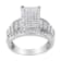 14K White Gold 2.0ctw Mixed-Cut Diamond Rectangle Ring (H-I Color,
SI2-I1 Clarity)
