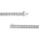 Sterling Silver .25ctw Diamond Link Bracelet
