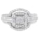 14K White Gold Diamond Cocktail Ring (1 1/4 cttw, H-I Color, SI2-I1 Clarity)
