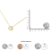 14K Yellow Gold Over Sterling Silver 1/3ctw Round Diamond 18"
Necklace (J-K Color, I1-I2 Clarity)
