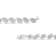 Sterling Silver 1/2 Cttw Round Diamond Halo S-Link Bracelet (I-J Color,
I2-I3 Clarity) - 7"