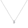 14K White Gold 1/3ctw Pear Shape Solitaire Diamond 18" Necklace
(G-H Color, VS2-SI1 Clarity)