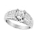 14K White Gold 1 1/4ctw Princess Cut Diamond Engagement Ring (H-I Color,
SI1-SI2 Clarity) Size 7