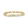 2.00ctw Invisible-Set Princess Cut Diamond 10K Yellow Gold  Tennis Bracelet