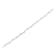 Sterling Silver Prong Set Diamond Accent Curved Spiral Link Bracelet