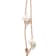 18K Rose Gold 1/2 Cttw Diamond and Freshwater Pearl Double Strand
Station Necklace