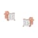 14K Rose Gold Over Sterling Silver 1/2ctw Diamond Solitaire
Miracle-Plate Stud Earrings