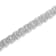 10K White Gold 2.0ctw Diamond Fan-Shaped Link Tennis Bracelet