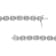 14K White Gold 6-1/3ctw Round Brilliant-Cut Diamond Round Cluster and
X-Link Tennis Bracelet