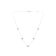 Sterling Silver Diamond Station Necklace (1/2 cttw, I-J Color, I1-I2 Clarity)