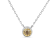 Sterling Silver 1/5ctw Bezel Set Champagne Diamond Solitaire Necklace
(K-L Color, I1-I2 Clarity)